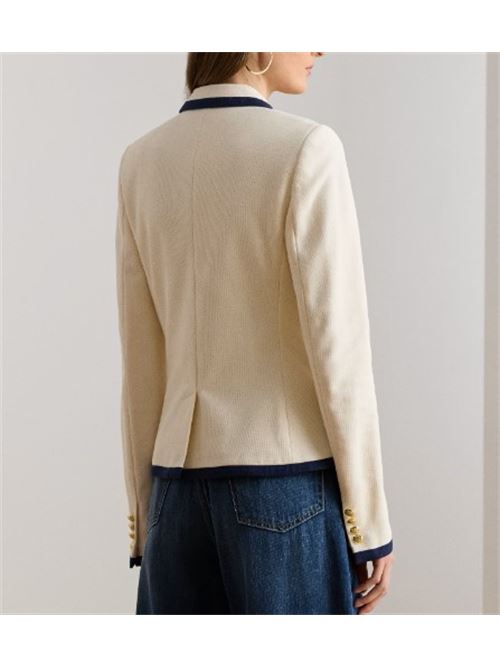 200p09081001 LAUREN RALPH LAUREN | KNIT-BLAZER.MASCARPONE